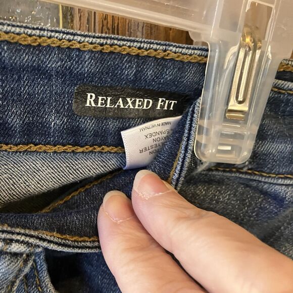 Judy Blue Relaxed Fit Jeans Women's 15 / 32 Distressed 32 x 27 Midrise - Picture 3 of 15